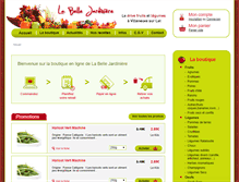 Tablet Screenshot of labellejardiniere.com